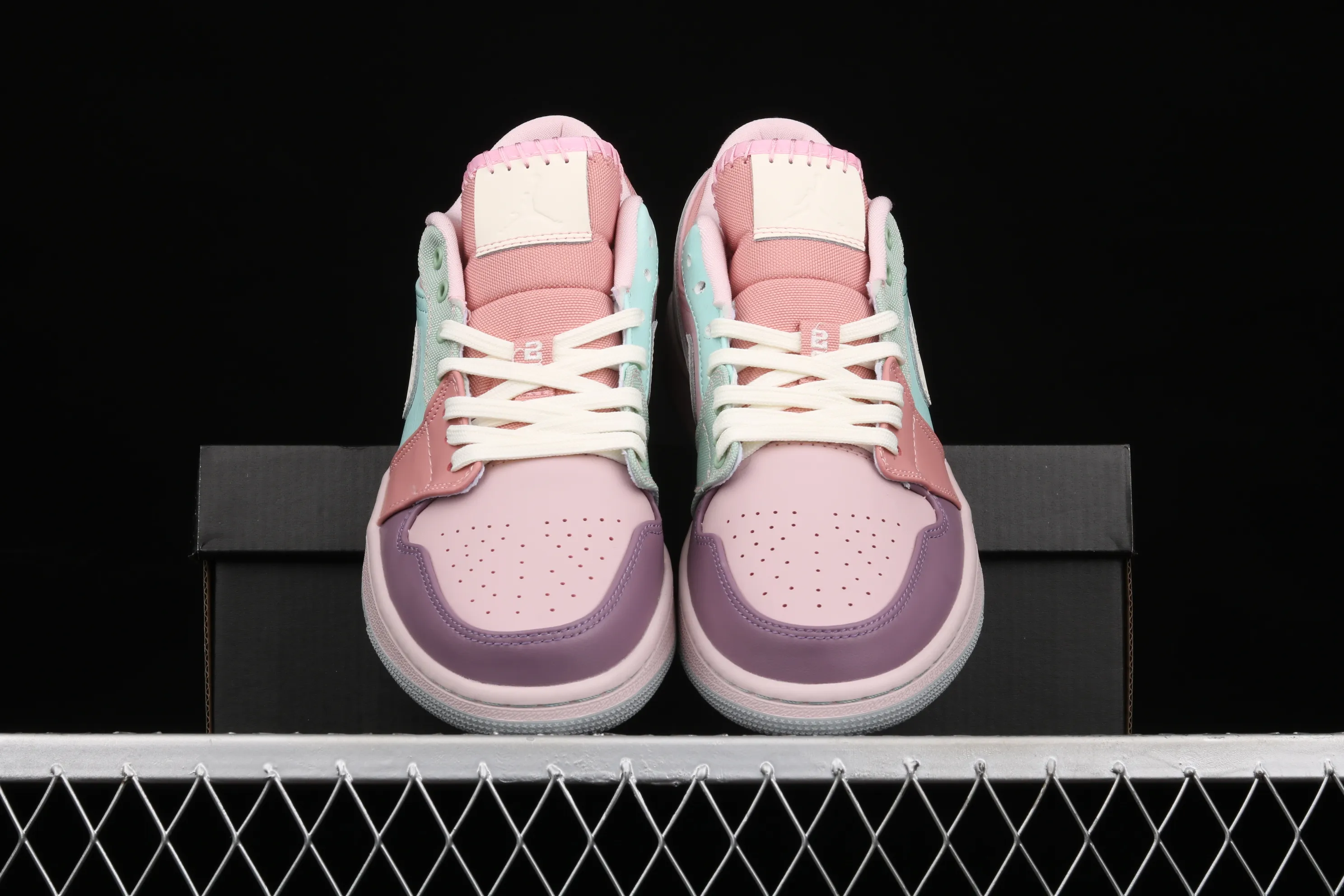 All categories Air Jordan Jordan series basketball shoes Air Jordan 1 Low Air Jordan Low SE AJ1 Joe 1 color stitching candy low-top basketball shoes DJ5196-615
